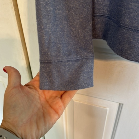 J. Crew blue long sleeve with tie front size medium - Picture 4 of 4